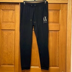 Armani Exchange women’s size XL Logo sweatpants.